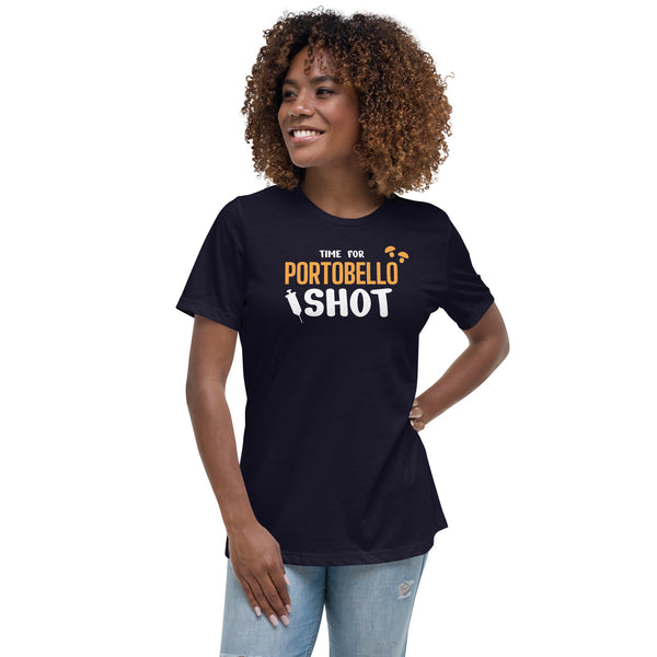 Time for Portobello shot Women's T-Shirt-Women's Relaxed T-shirt | Bella + Canvas 6400-I love Veterinary