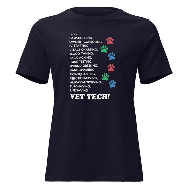 I am a... Vet tech Women's T-Shirt-I love Veterinary
