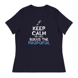 Bolus the propofol Women's T-Shirt-I love Veterinary