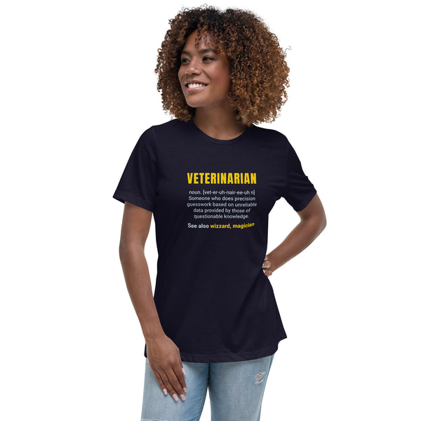 Veterinarian Definition Women's T-Shirt