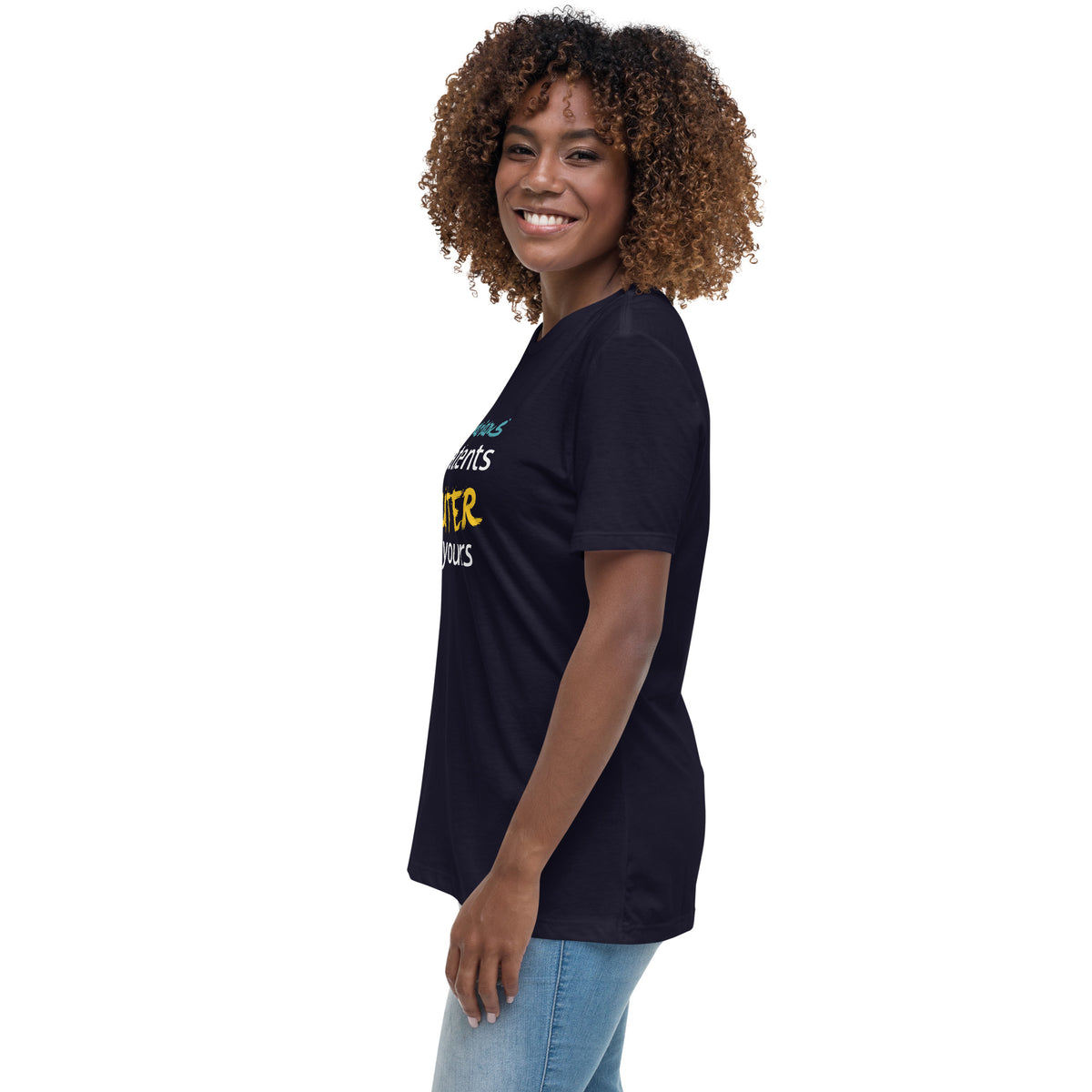 Veterinarian Our patients are cuter than yours Women's Relaxed T-Shirt-Women's Relaxed T-shirt | Bella + Canvas 6400-I love Veterinary