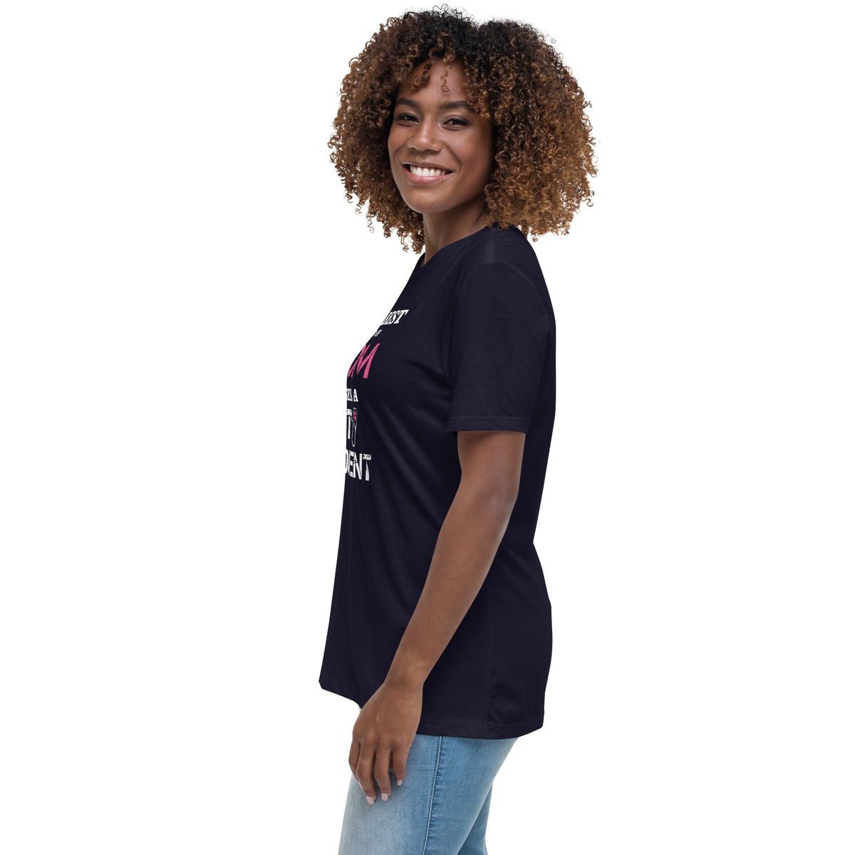 The best kind of Mom raises a Vet Student Women's Relaxed T-shirt-Women's Relaxed T-shirt | Bella + Canvas 6400-I love Veterinary