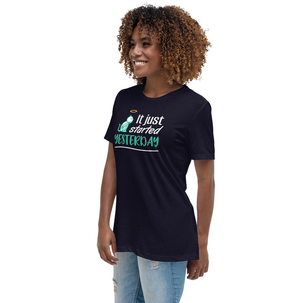 It just started yesterday Women's T-Shirt-Women's Relaxed T-shirt | Bella + Canvas 6400-I love Veterinary