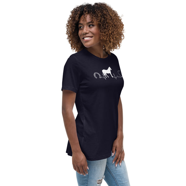 Horse Pulse Women's T-Shirt-I love Veterinary