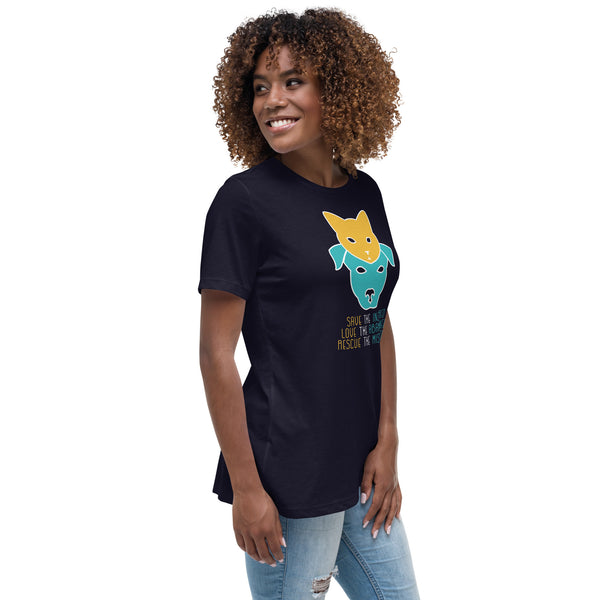 Save the injured, love the abandoned, rescue the mistreated Women's T-Shirt
