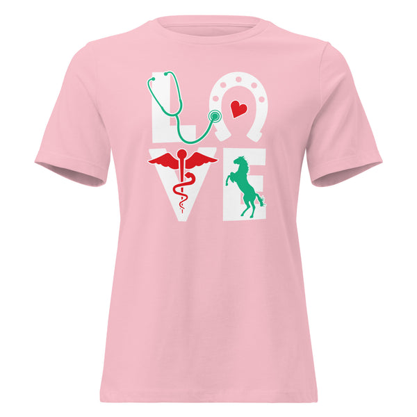 Equine Love Women's T-Shirt-I love Veterinary