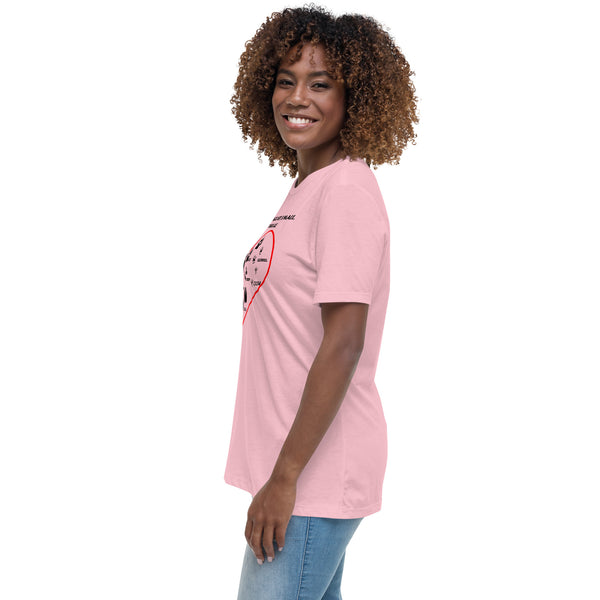 All animals great and small, we treat them all Women's Relaxed T-Shirt-Women's Relaxed T-shirt | Bella + Canvas 6400-I love Veterinary