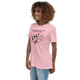 All animals great and small, we treat them all Women's Relaxed T-Shirt-Women's Relaxed T-shirt | Bella + Canvas 6400-I love Veterinary