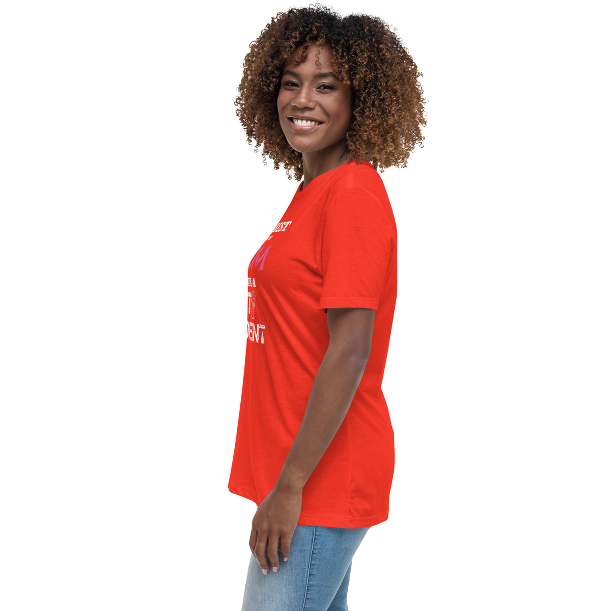 The best kind of Mom raises a Vet Student Women's Relaxed T-shirt-Women's Relaxed T-shirt | Bella + Canvas 6400-I love Veterinary