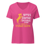 50 Shades of Veterinary Medicine Women's V-Neck T-Shirt