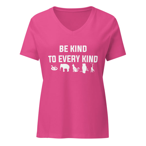 Be kind to every kind Women's V-Neck T-Shirt