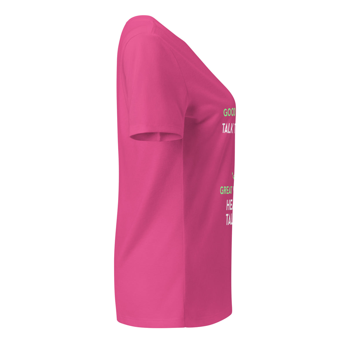 Good veterinarians talk to animals Women's V-Neck T-Shirt