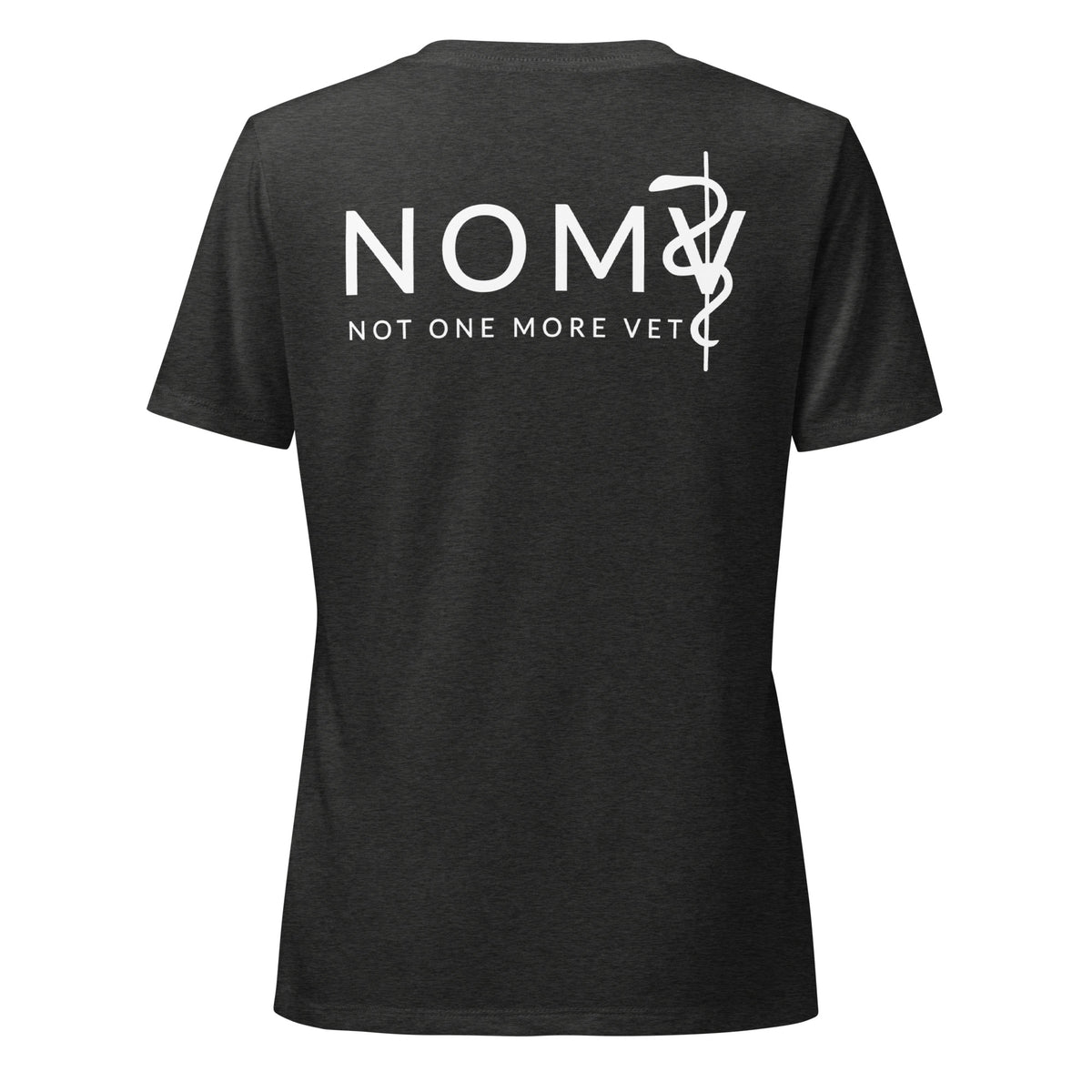 NOMV Cat Pulse Women's V-Neck T-Shirt-I love Veterinary