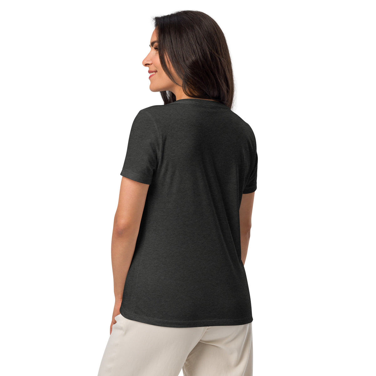 Vet Receptionist Pawprint Women’s V-neck t-shirt-I love Veterinary