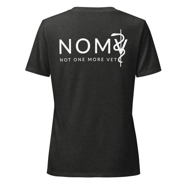NOMV A beautiful day to save a life Women's V-Neck T-Shirt
