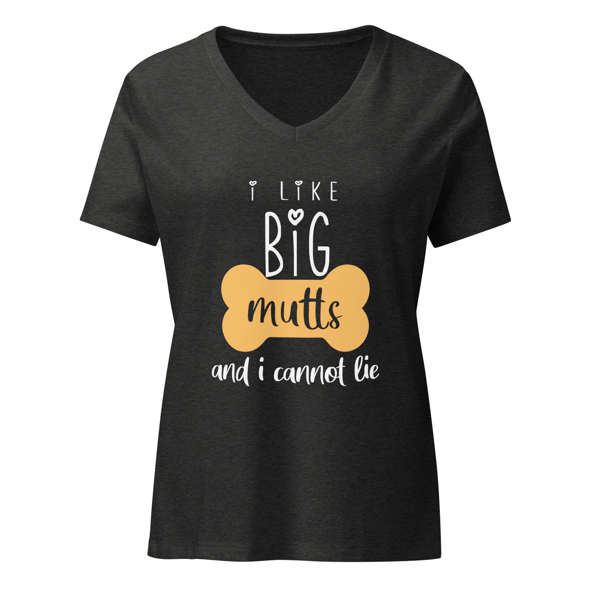 I like big Mutts Women's V-Neck T-Shirt-I love Veterinary