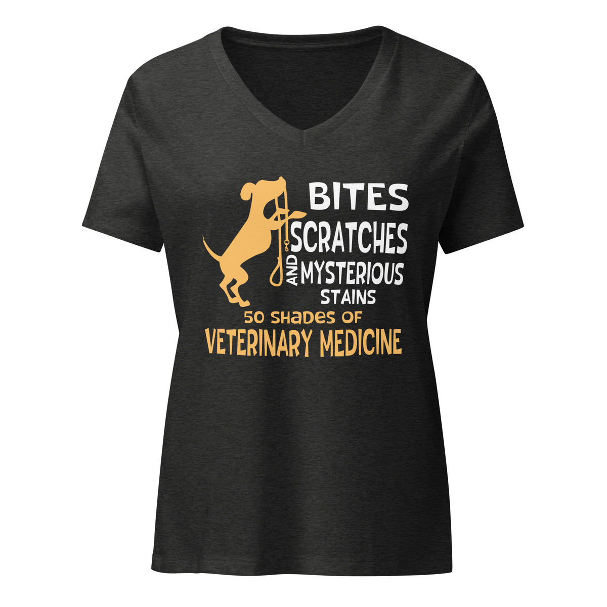 50 Shades of Veterinary Medicine Women's V-Neck T-Shirt