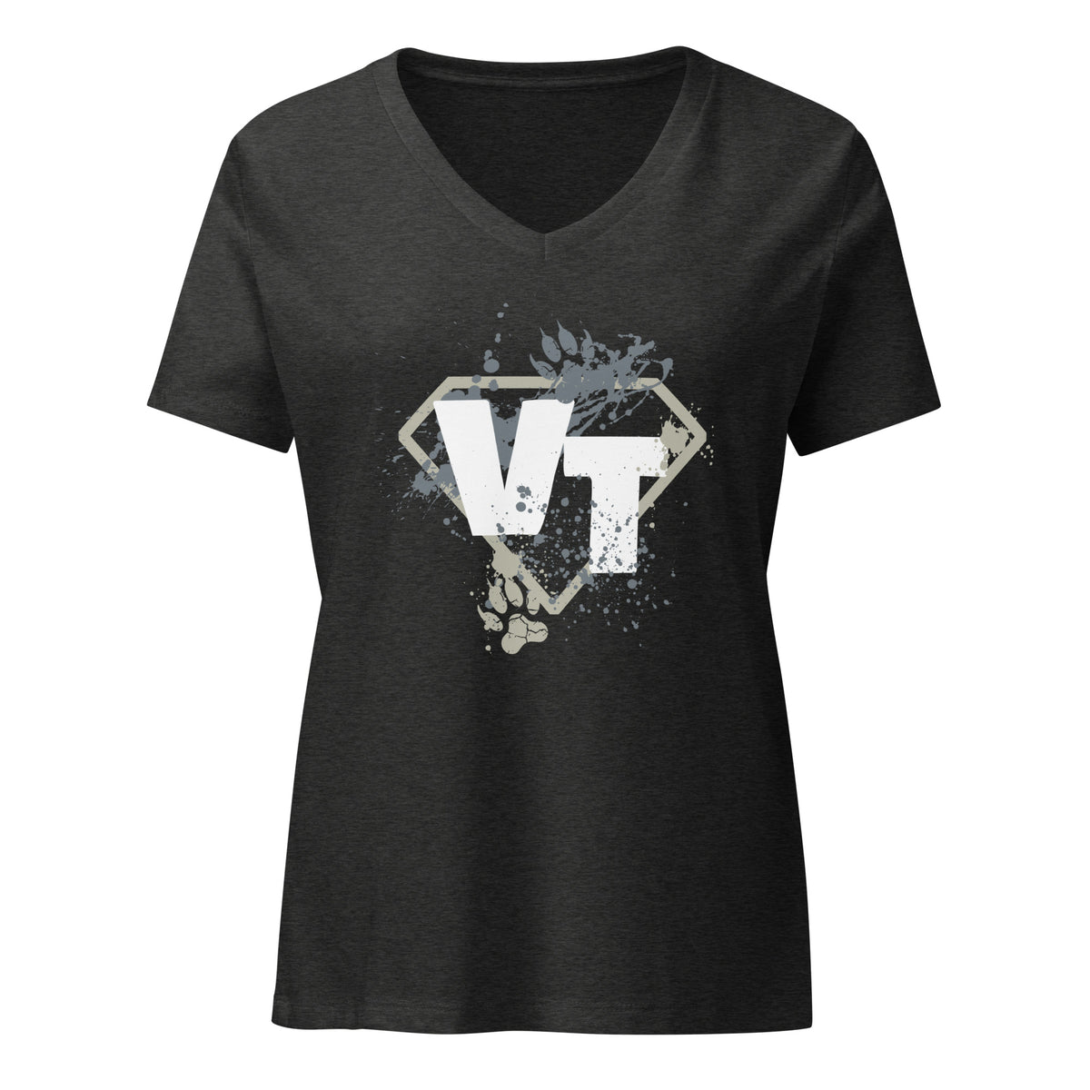 Vet tech superhero Women's V-Neck T-Shirt