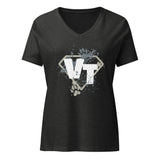 Vet tech superhero Women's V-Neck T-Shirt