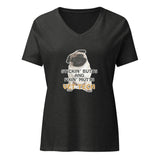 Stickin' butts and fixin' mutts vet tech Women's V-Neck T-Shirt