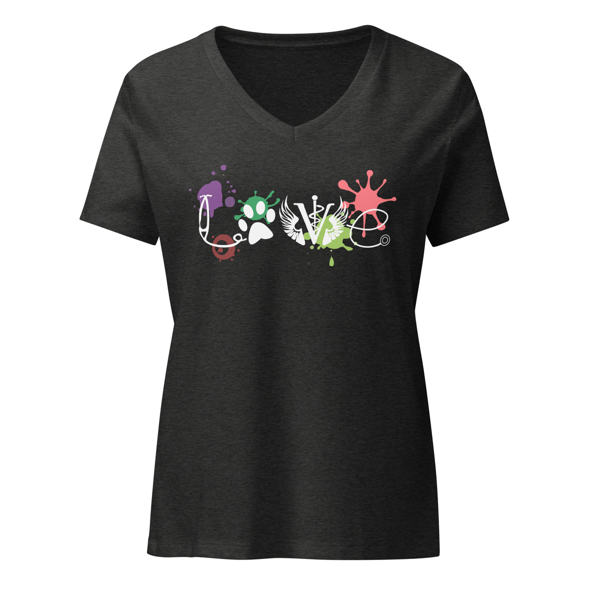 LOVE Veterinary Medicine Women's Women's V-Neck T-Shirt