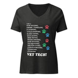 I am a... Vet tech Women's V-Neck T-Shirt
