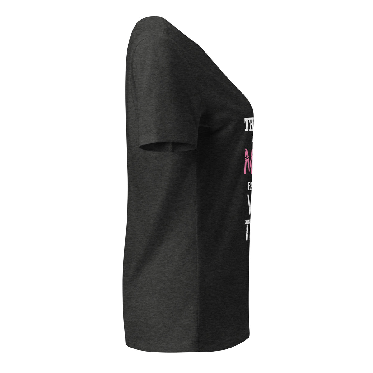 The best kind of Mom raises a Vet Tech Women's V-Neck T-Shirt-Women's V-Neck T-Shirt | Bella + Canvas 6405CVC-I love Veterinary