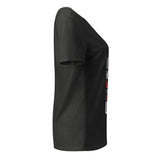 I ride Horses because punching people is frowned upon Women's V-Neck T-Shirt-I love Veterinary