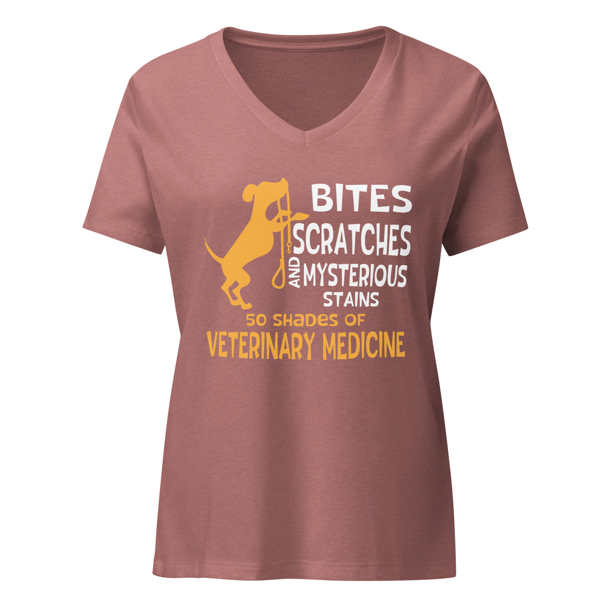 50 Shades of Veterinary Medicine Women's V-Neck T-Shirt
