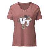 Vet tech superhero Women's V-Neck T-Shirt