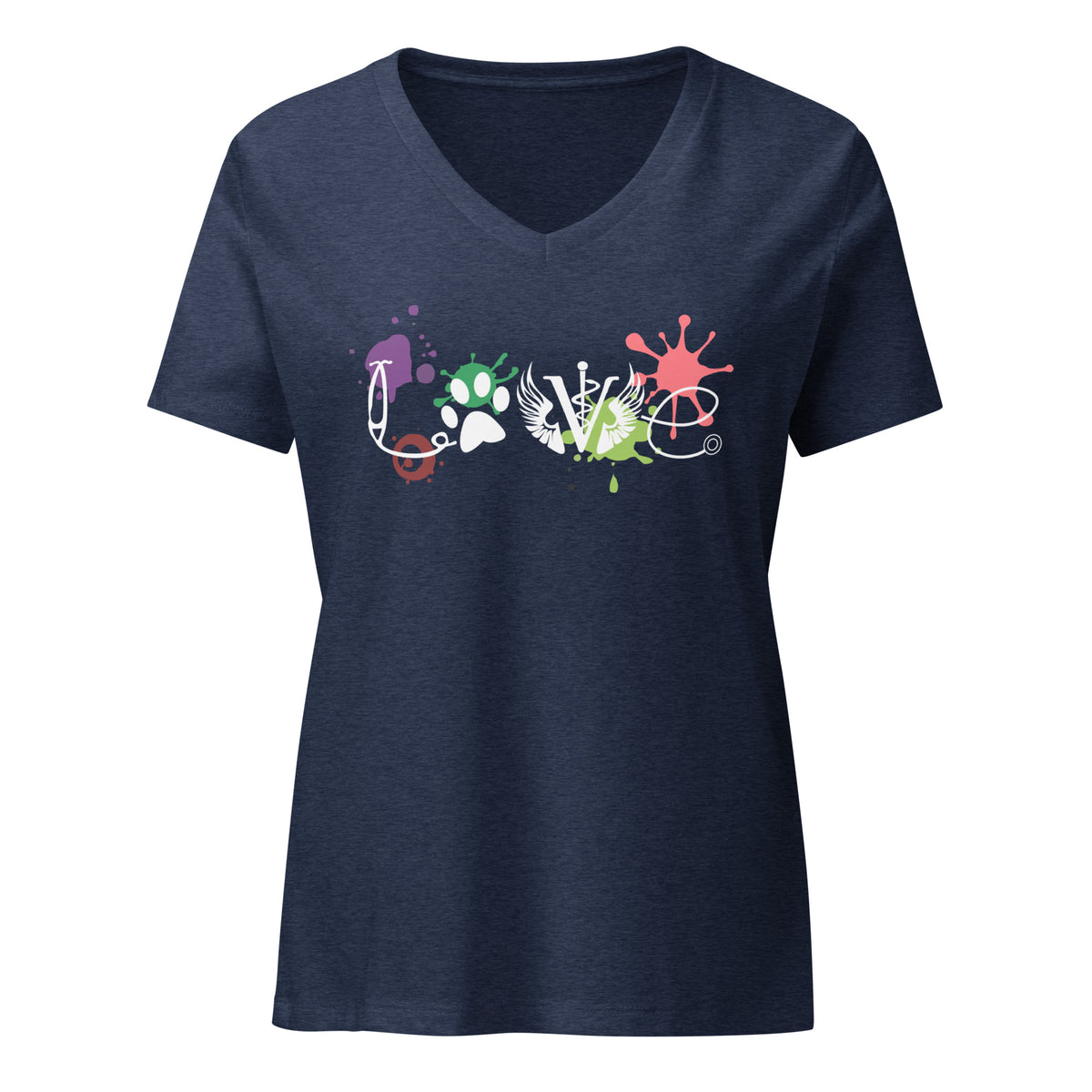 LOVE Veterinary Medicine Women's Women's V-Neck T-Shirt