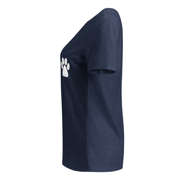Peace, love, paws Women's V-Neck T-Shirt