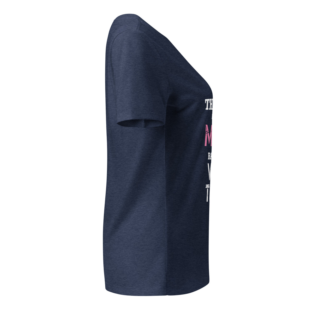 The best kind of Mom raises a Vet Tech Women's V-Neck T-Shirt-Women's V-Neck T-Shirt | Bella + Canvas 6405CVC-I love Veterinary