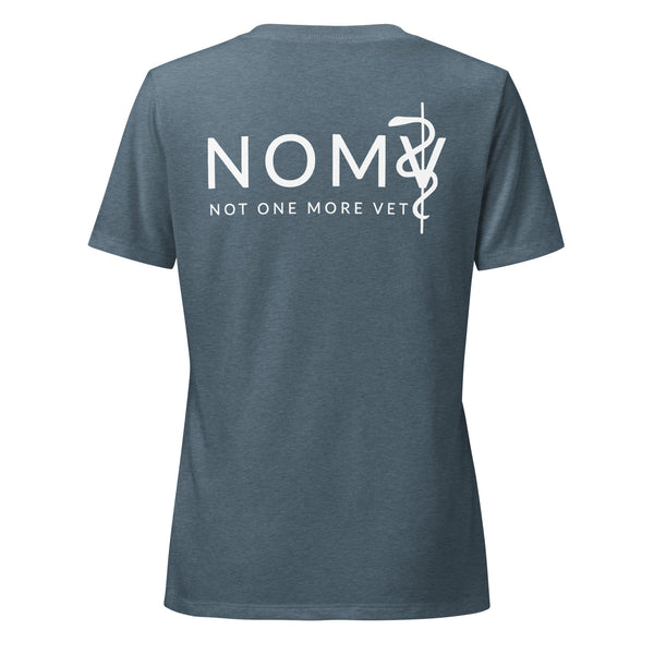 NOMV A beautiful day to save a life Women's V-Neck T-Shirt