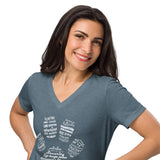 Vet Receptionist Pawprint Women’s V-neck t-shirt-I love Veterinary