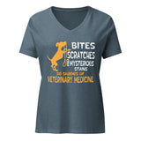 50 Shades of Veterinary Medicine Women's V-Neck T-Shirt