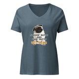 Stickin' butts and fixin' mutts vet tech Women's V-Neck T-Shirt