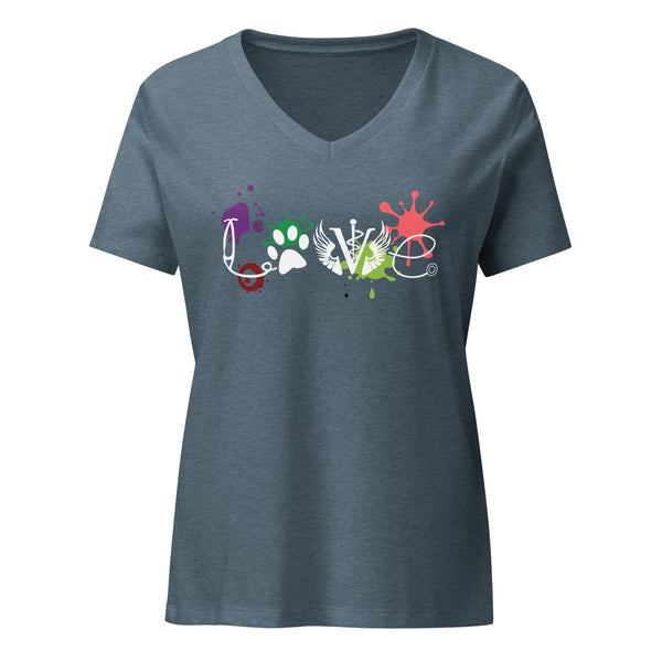 LOVE Veterinary Medicine Women's Women's V-Neck T-Shirt