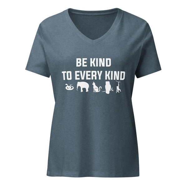 Be kind to every kind Women's V-Neck T-Shirt