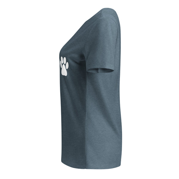 Peace, love, paws Women's V-Neck T-Shirt