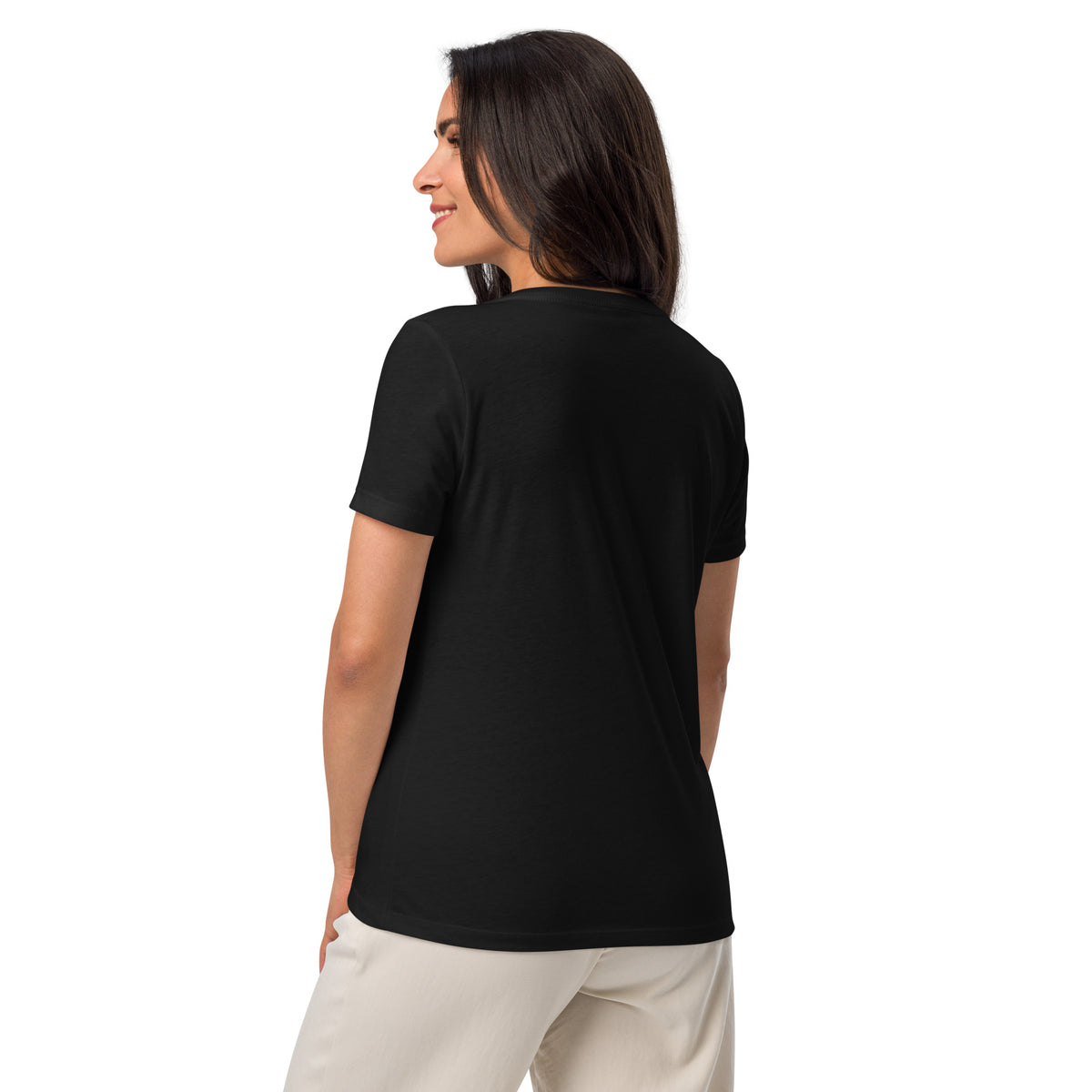Vet Receptionist Pawprint Women’s V-neck t-shirt-I love Veterinary
