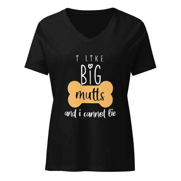 I like big Mutts Women's V-Neck T-Shirt-I love Veterinary