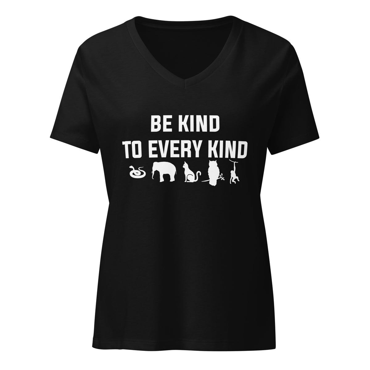 Be kind to every kind Women's V-Neck T-Shirt