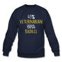 49% Veterinarian 51% Badass Crewneck Sweatshirt-Unisex Crewneck Sweatshirt | Gildan 18000-I love Veterinary