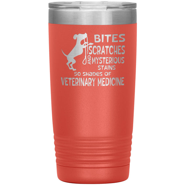 50 shades of veterinary medicine / 20 oz Tumbler-Tumblers-I love Veterinary