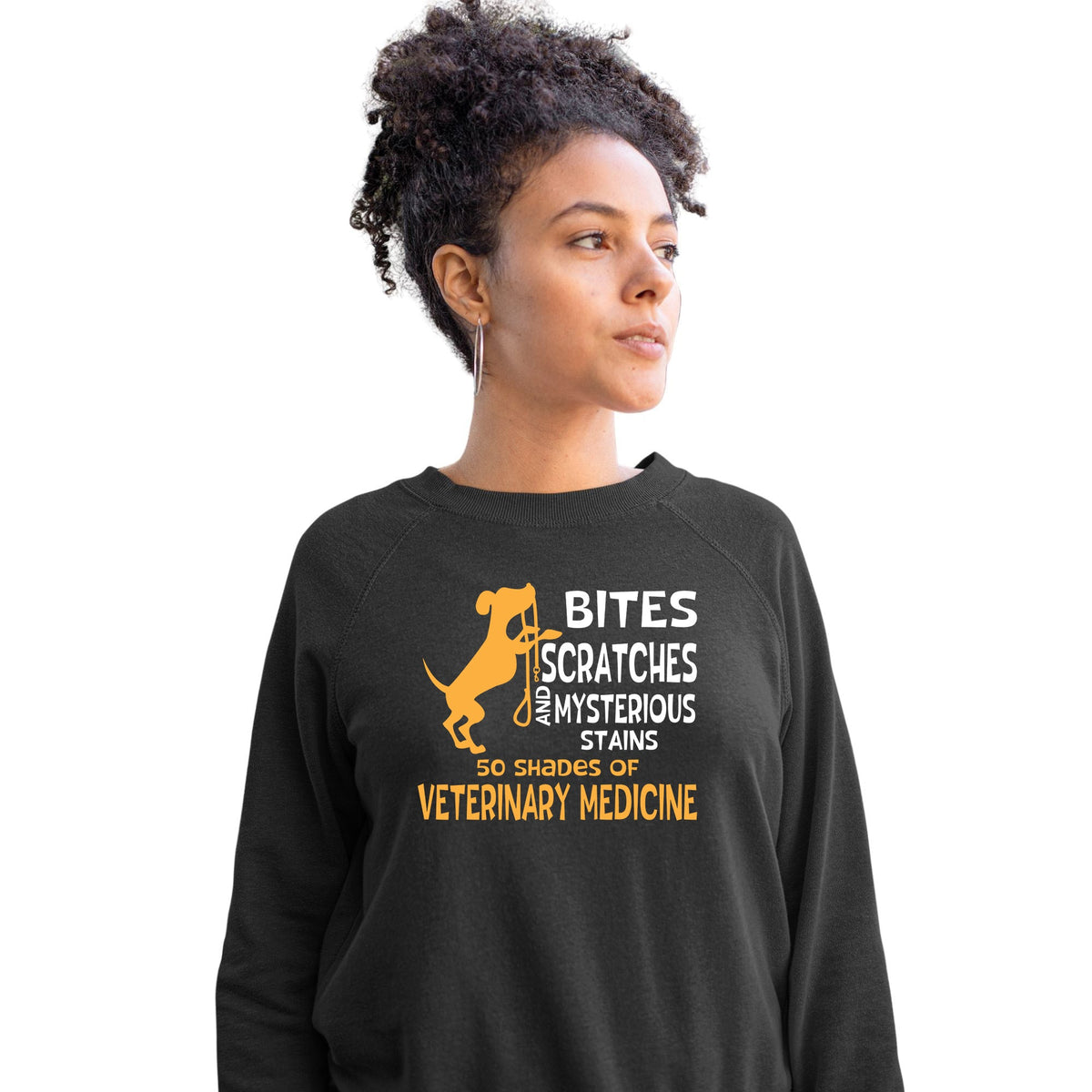 50 Shades of Veterinary Medicine Crewneck Sweatshirt-Unisex Crewneck Sweatshirt | Gildan 18000-I love Veterinary