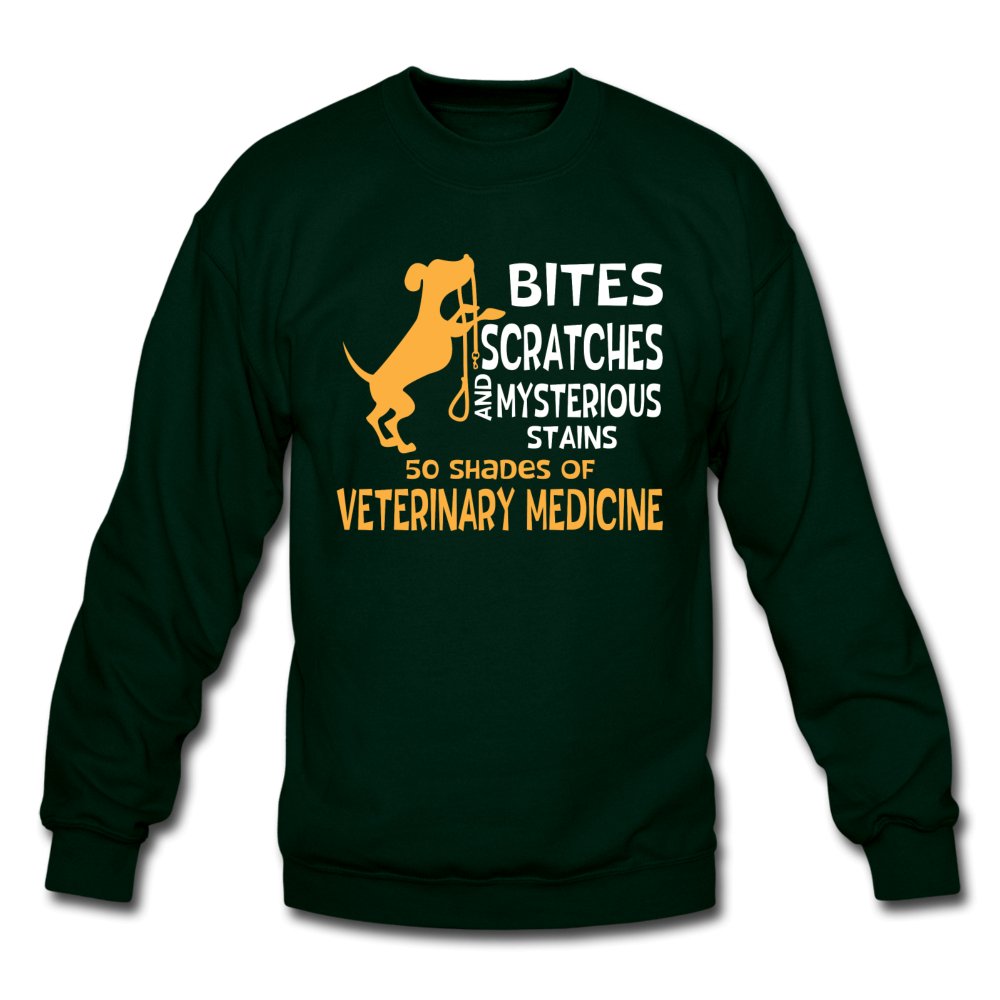 50 Shades of Veterinary Medicine Crewneck Sweatshirt-Unisex Crewneck Sweatshirt | Gildan 18000-I love Veterinary