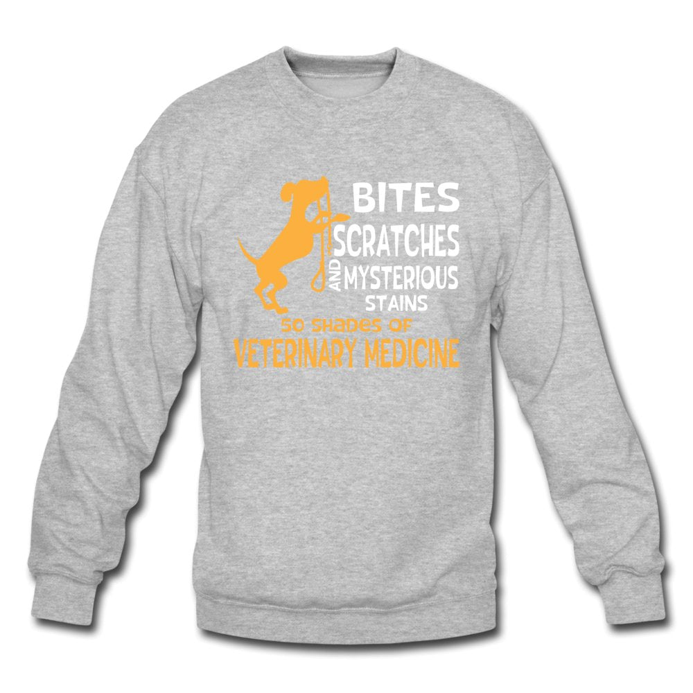 50 Shades of Veterinary Medicine Crewneck Sweatshirt-Unisex Crewneck Sweatshirt | Gildan 18000-I love Veterinary