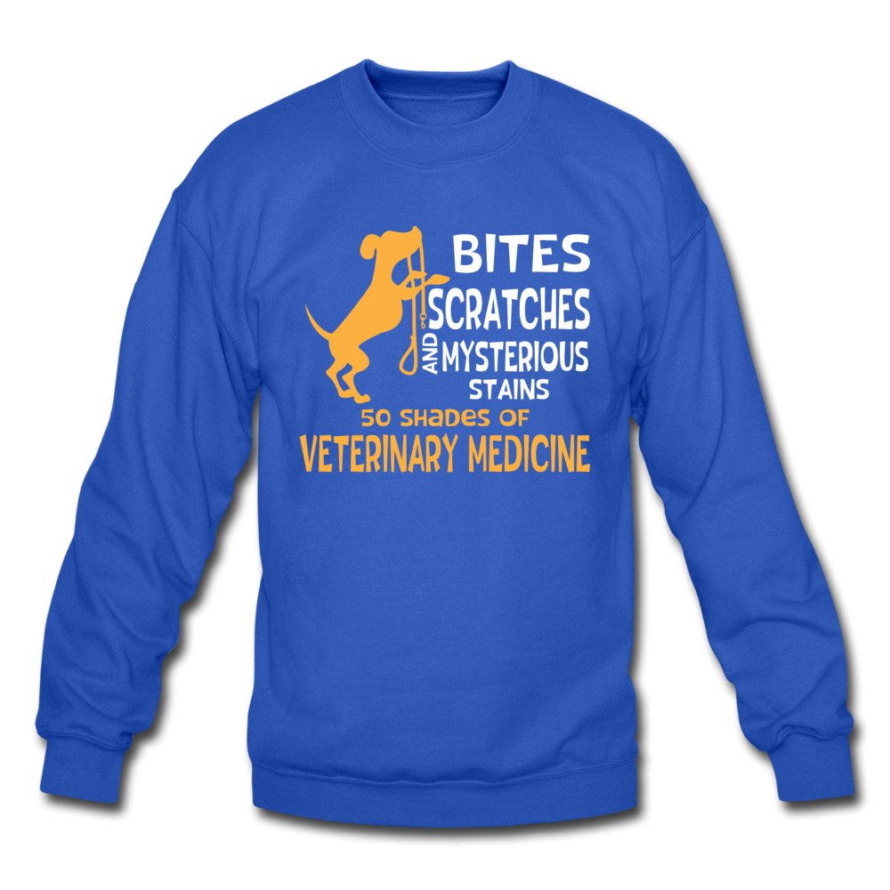 50 Shades of Veterinary Medicine Crewneck Sweatshirt-Unisex Crewneck Sweatshirt | Gildan 18000-I love Veterinary