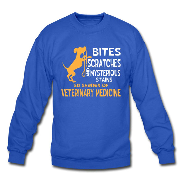 50 Shades of Veterinary Medicine Crewneck Sweatshirt-Unisex Crewneck Sweatshirt | Gildan 18000-I love Veterinary